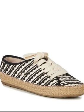 EMU Mud Australia Black & Cream Woven Espadrille Sneaker - Women